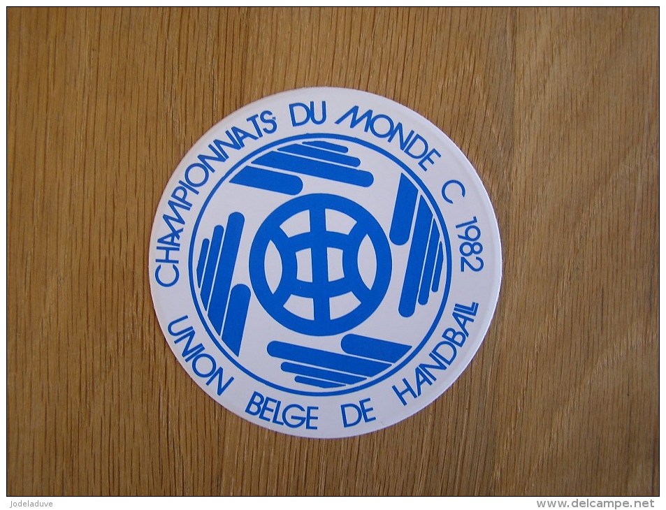 CHAMPIONNAT DU MONDE HAND BALL 1982   Union Belge Autocollant Sticker - Handball