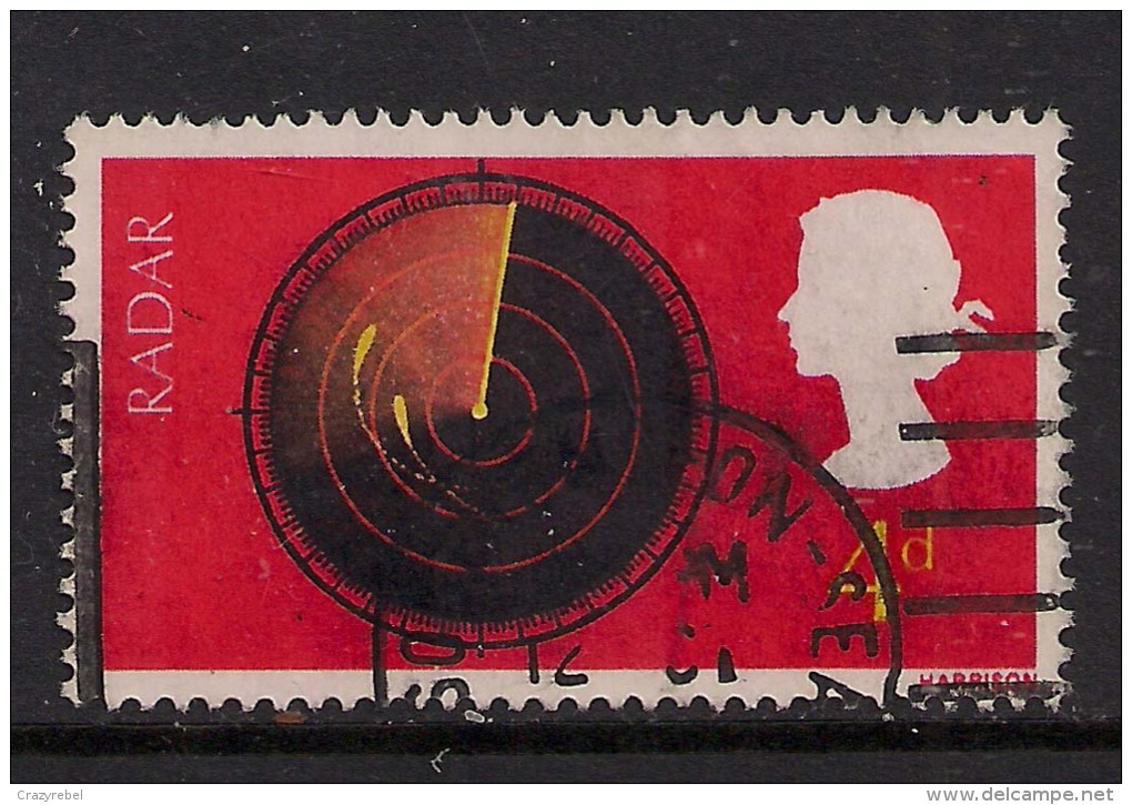 GB 1967 QE2 4d Inventions Error Broken Scale SG 752a CV £45. ( 1327 ) - Errors, Freaks & Oddities (EFOs