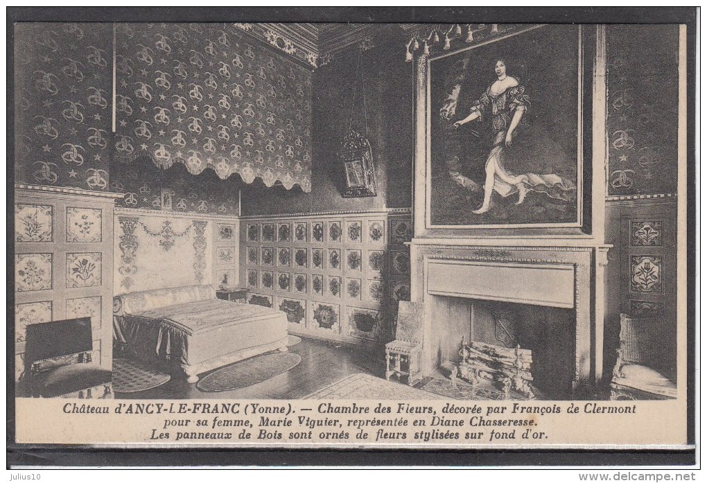 FRANCE Chateau D‘Ancy-le-France Castle Mint Postcard Carte Postale #16416 - Castillos