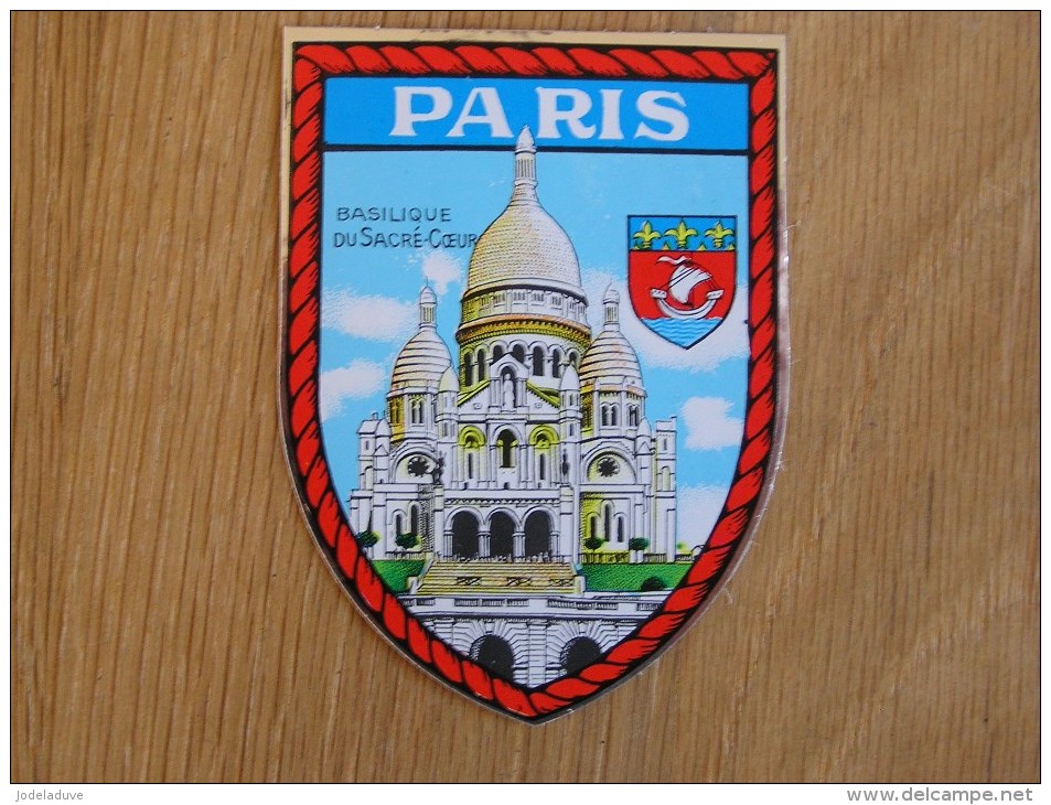 PARIS Ile De France  Ecusson Blason Armoiries Ville Souvenirs Autocollant Sticker Autres Collections - Autocollants