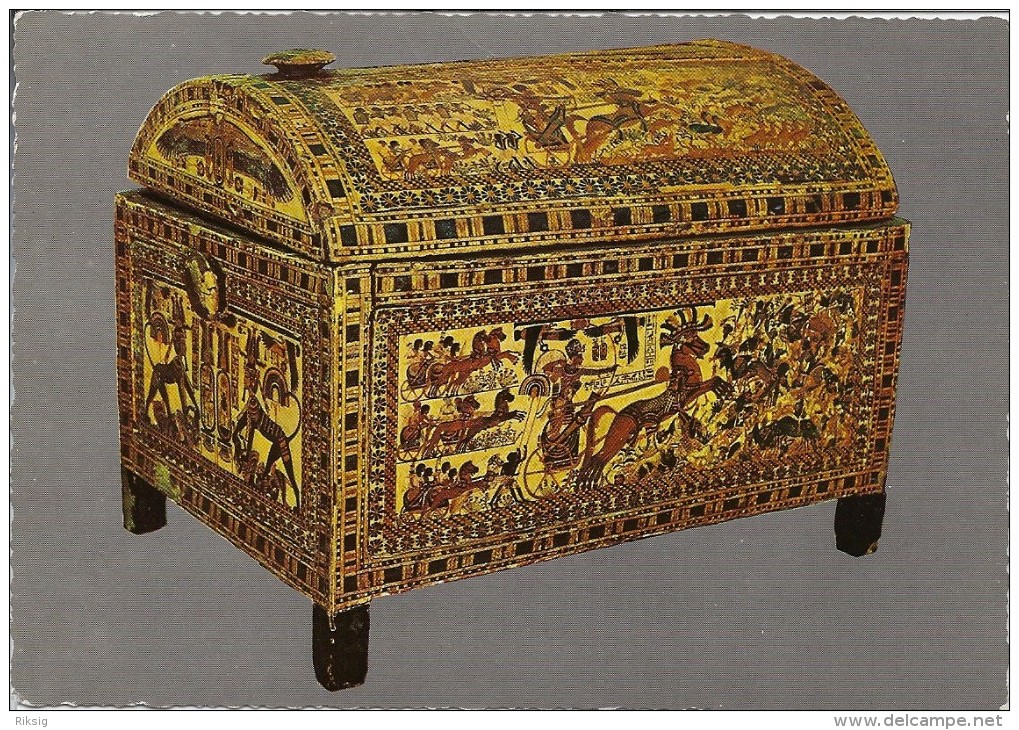Trunk Of Tut-Ankh- Amon - Egyptian Museum  - Cairo     Egypt   # 03358 - Museums