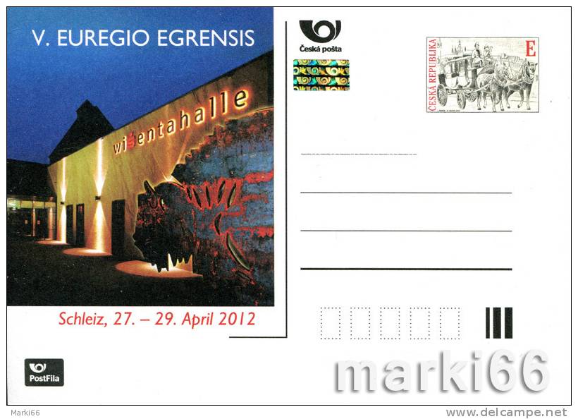 Czech Republic - 2012 - Egrensis In Schleiz- Special Postcard With Hologram - Postkaarten