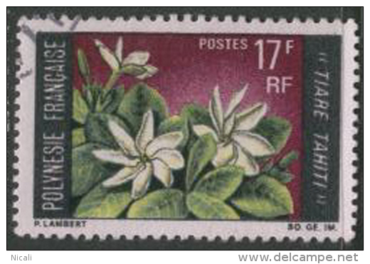 FRENCH POLYNESIA 1969 17f Flowers SG 92 FU EK323 - Oblitérés