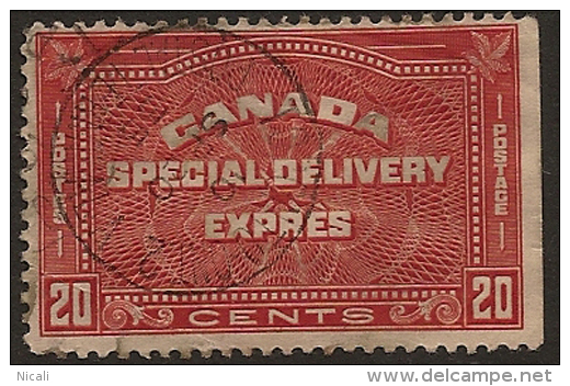 CANADA 1932 20c Special Delivery SG S7 U WK133 - Espressi