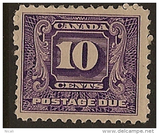 CANADA 1930 10c Postage Due SG D13 LHM WK427 - Portomarken