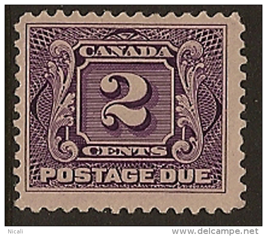 CANADA 1906 2c Postage Due SG D4 U WK422 - Portomarken