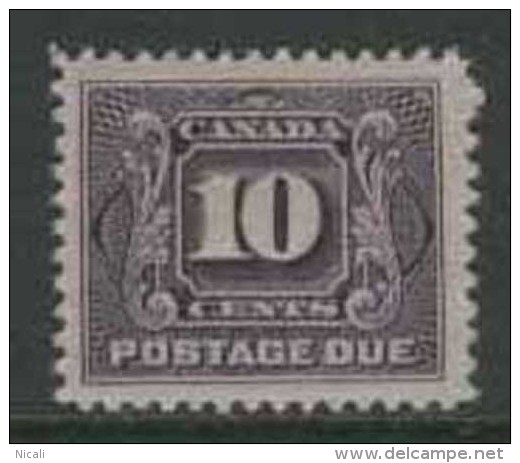 CANADA Postage Due 1906 10c Violet HM SG D8 DL155 - Port Dû (Taxe)