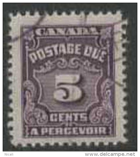 CANADA Postage Due 1935 5c Violet FU SG D22 DL142 - Portomarken