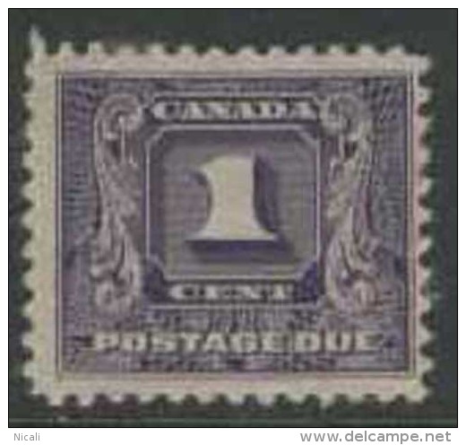 CANADA Postage Due 1930 1c Bright Violet HM SG D9 DL164 - Portomarken