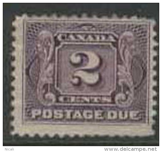 CANADA Postage Due 1906 2c Red-violet HM SG D4 DL152 - Postage Due