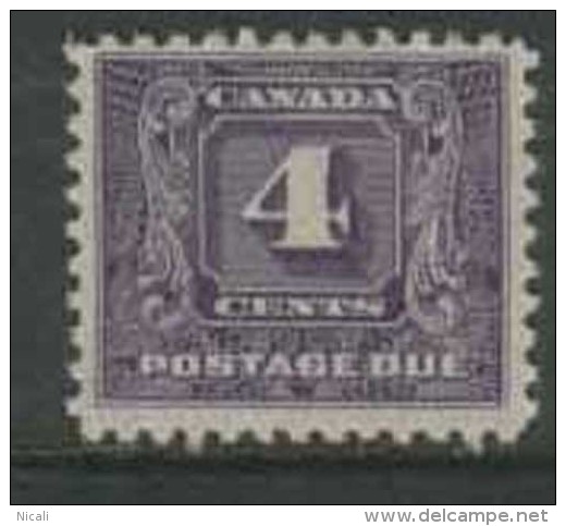 CANADA Postage Due 1930 4c Bright Violet HM SG D11 DL171 - Portomarken