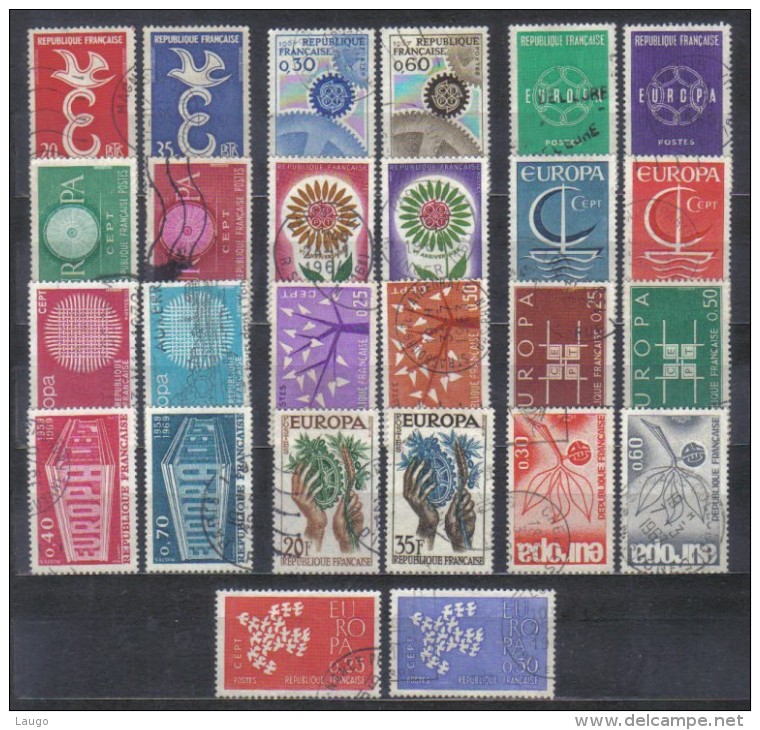 France  13 Complete Sets Europa CEPT FU - Collections