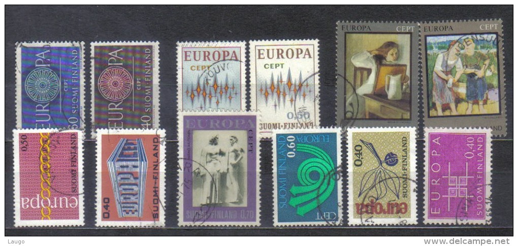 Finland   9 Complete Sets Europa CEPT  FU - Collections