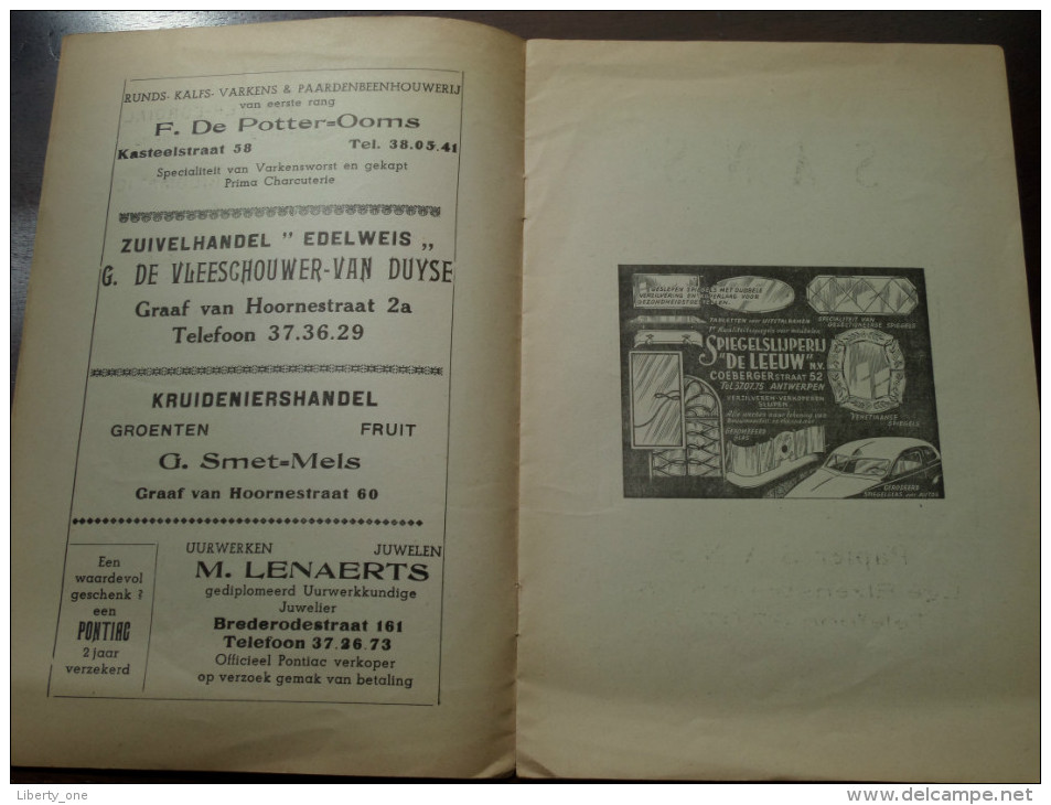 KERMISVOLK Op KERSTMIS 1956 / Opvoering - Spel In 3 Bedrijven ( St. Michielskring Antwerpen ) ( Details Zie Photo ) ! - Théâtre