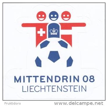 Liechtenstein Aufkleber - Label - Étiquette - Football Championship - Switzerland - Liechtenstein - Austria - Stickers