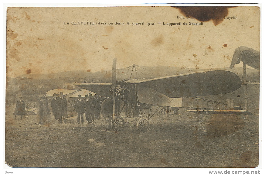 Meeting La Clayette Saone Et Loire 1912 Appareil De Grazioli - Reuniones