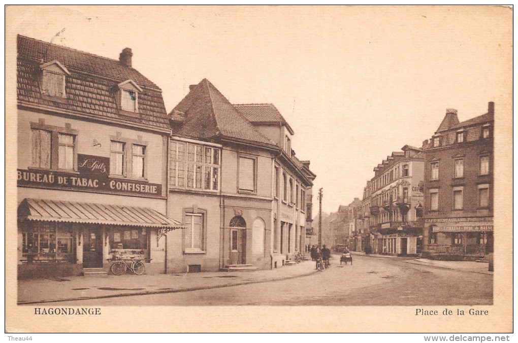 ¤¤  -   HAGONDANGE   -   Place De La Gare  -  Tabac , Confiserie " S . SPITZ "  -  Café , Restaurant  -  ¤¤ - Hagondange