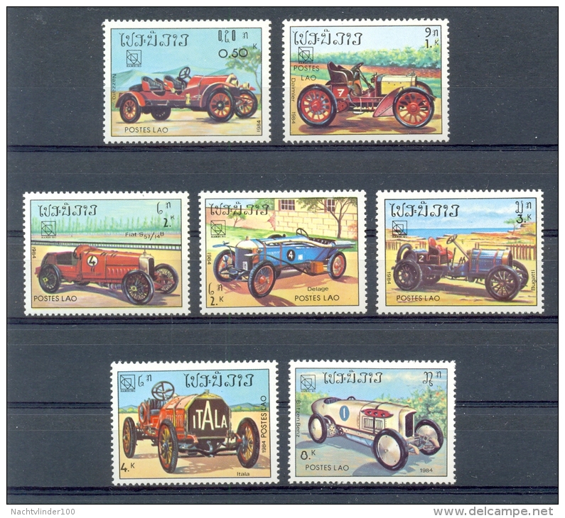 Mua103 TRANSPORT OUDE AUTO OLD CAR ALTE AUTOS LAOS 1984 PF/MNH # - Auto's