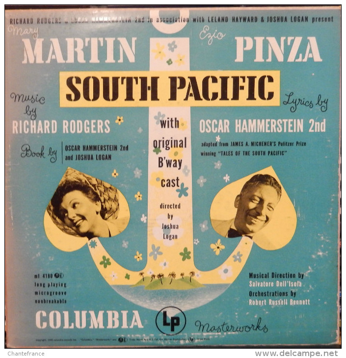 Richard Rogers & Oscar Hammerstein 33t. LP USA *south Pacific* - Musicals