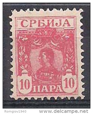 SERBIA 1900-02    EFFIGE DI ALESSANDRO  I°  YVERT 52 MLH VF - Serbia