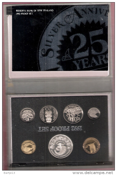 NEW ZEALAND  PROOFSET 1992 25 YEARS DECIMAL COINAGE - Nouvelle-Zélande