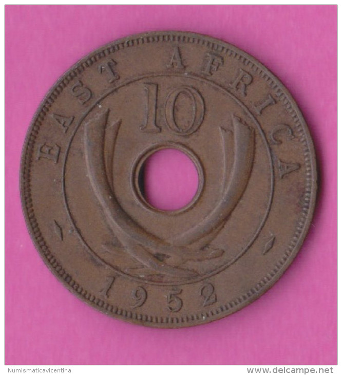 East Africa   Uganda  10 Cents 1952 King Georgius VI - Uganda