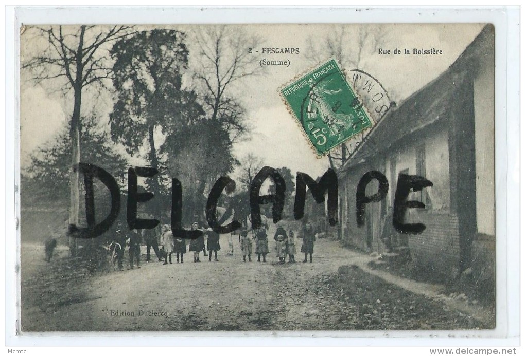 CPA - Fécamps - Rue De La Boissière - Saint Valery Sur Somme