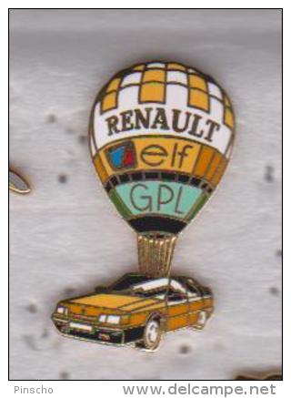 Pin's  RENAULT   MONGOLFIERE - Renault