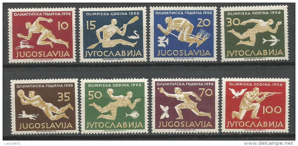 Yugoslavia 1956. Summer Olympic Games Melbourne  MNH** - Summer 1956: Melbourne