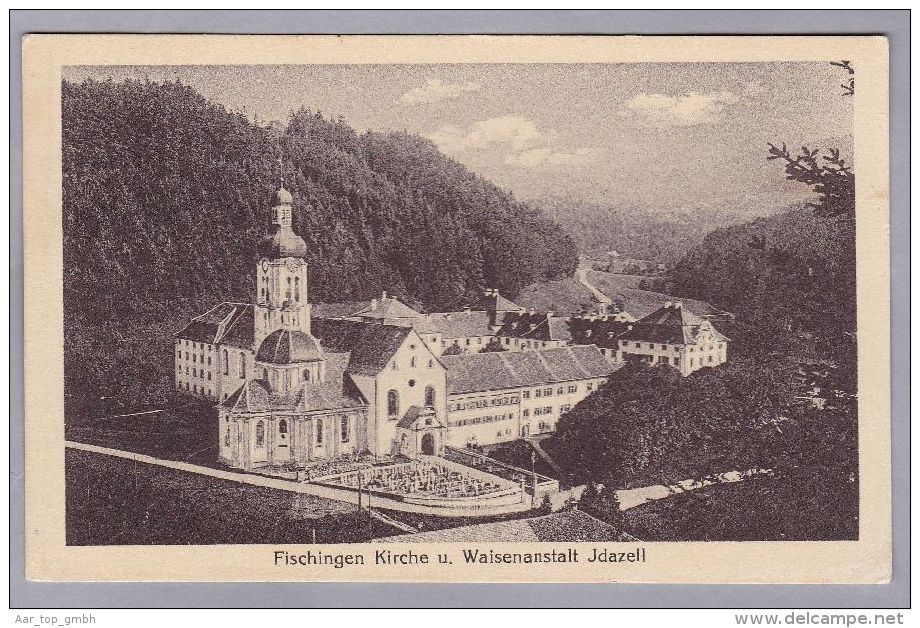 TG FISCHINGEN 1924-X-7 Dussnang Kirche U. Waisenanstalt Idazell Foto Guggenheim - Fischingen