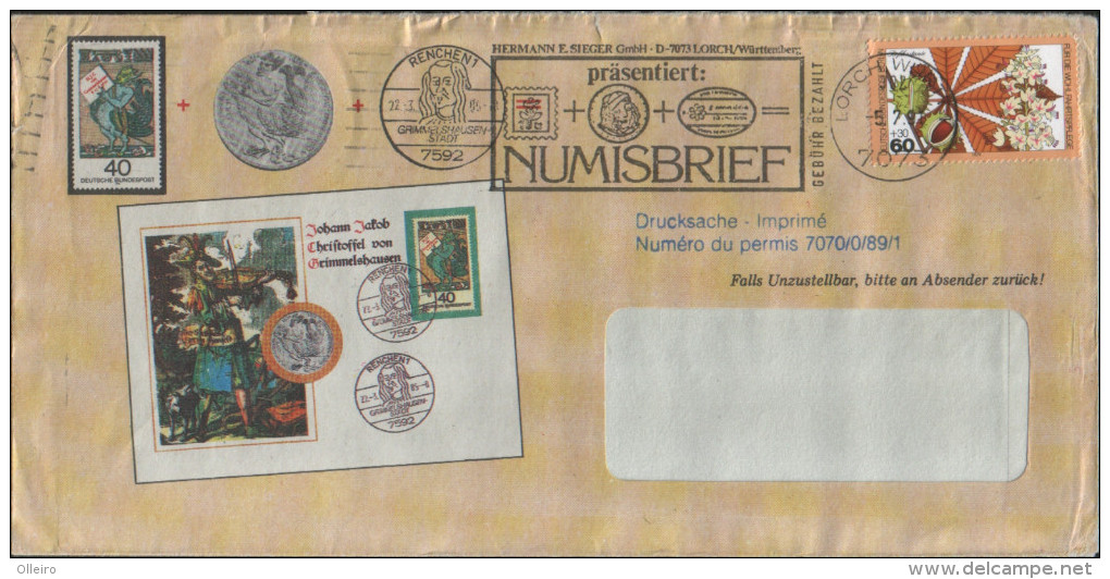 Germania Deutschland Allemagne Germany 1991 Busta Con Berlin Bienfaisance 60 +30 Pf  Yv 570 - Other & Unclassified