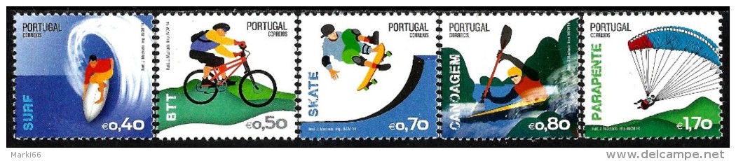 Portugal - 2014 - Extreme Sports - Mint Stamp Set - Unused Stamps