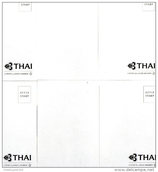 CORRESPONDANCE DE BORD Thai Airways - Articles De Papeterie