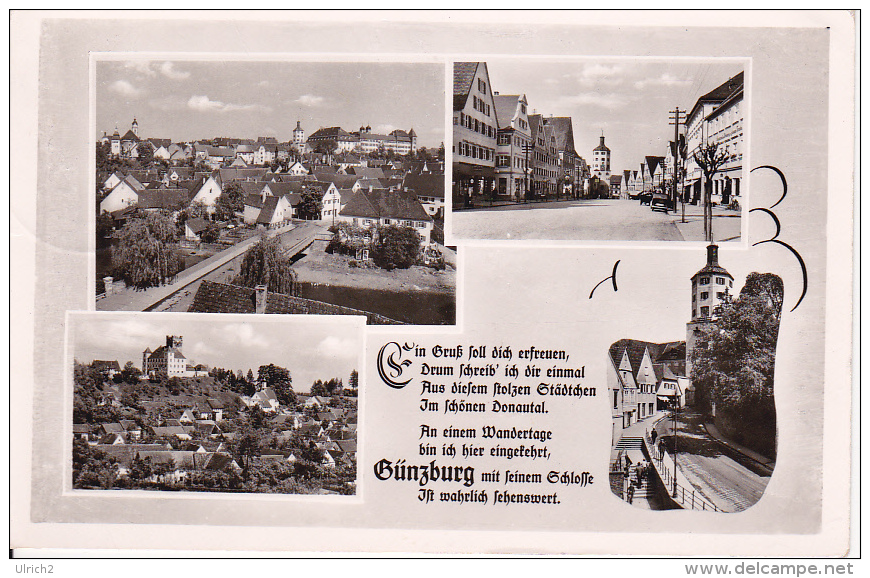 AK Günzburg - Mehrbildkarte - 1958 (5093) - Günzburg
