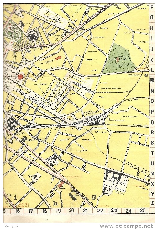 49 - ANGERS - Plan Guide Historique édition 1919/1920 Pas Très Courant - Frankrijk