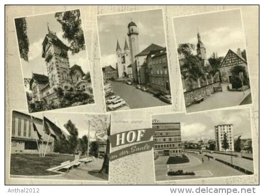 Hof Saale MB Hochhaus Wohnhaus Kirche PKW Sw 5.2.1969 - Hof