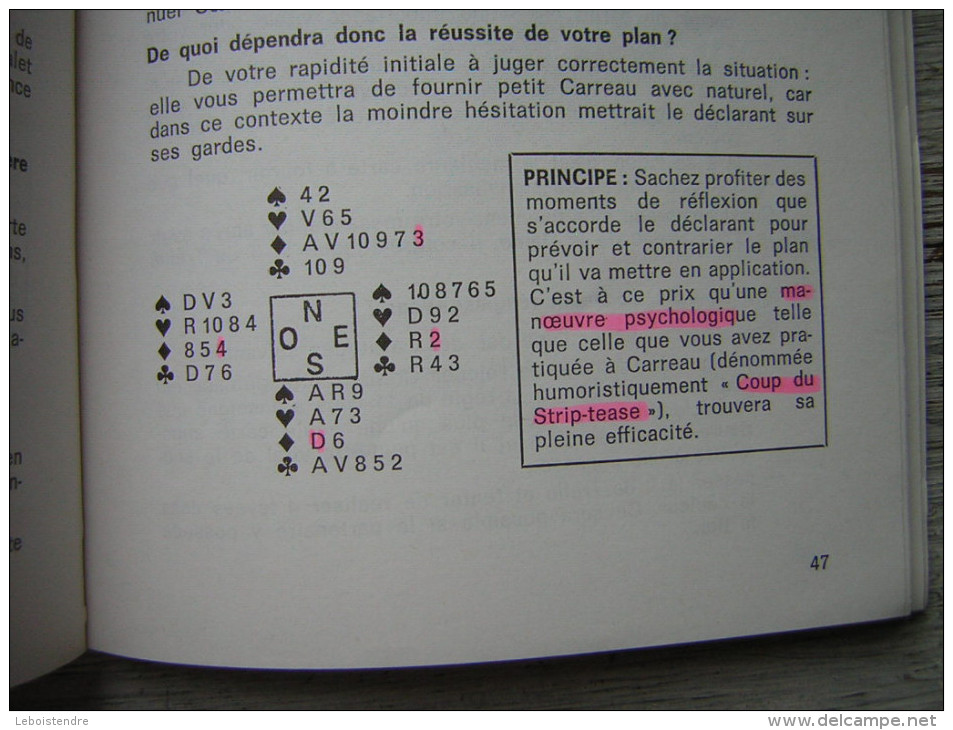 BRIDGE  ROBERT BERTHE NORBERT LEBELY  PERFECTIONNEZ VOTRE JEU DE LA CARTE PAS A PAS  TOME 3 DEFENSE A SANS ATOUT 1985 - Juegos De Sociedad