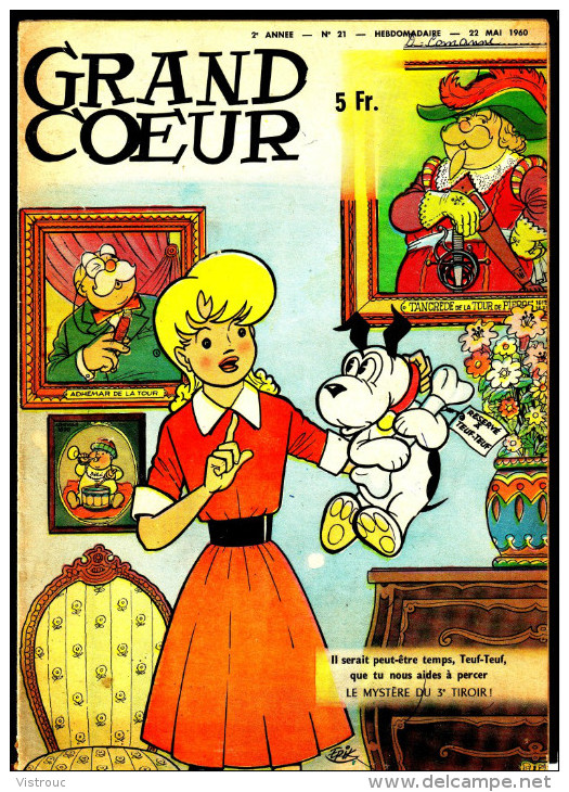 " GRAND COEUR " -  2 Ième Année - N° 21 - 1960 - Editions F.N.P. (Be). - Altre Riviste