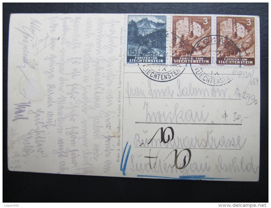 AK SCHAAN 1939  ///  D*12476 - Liechtenstein