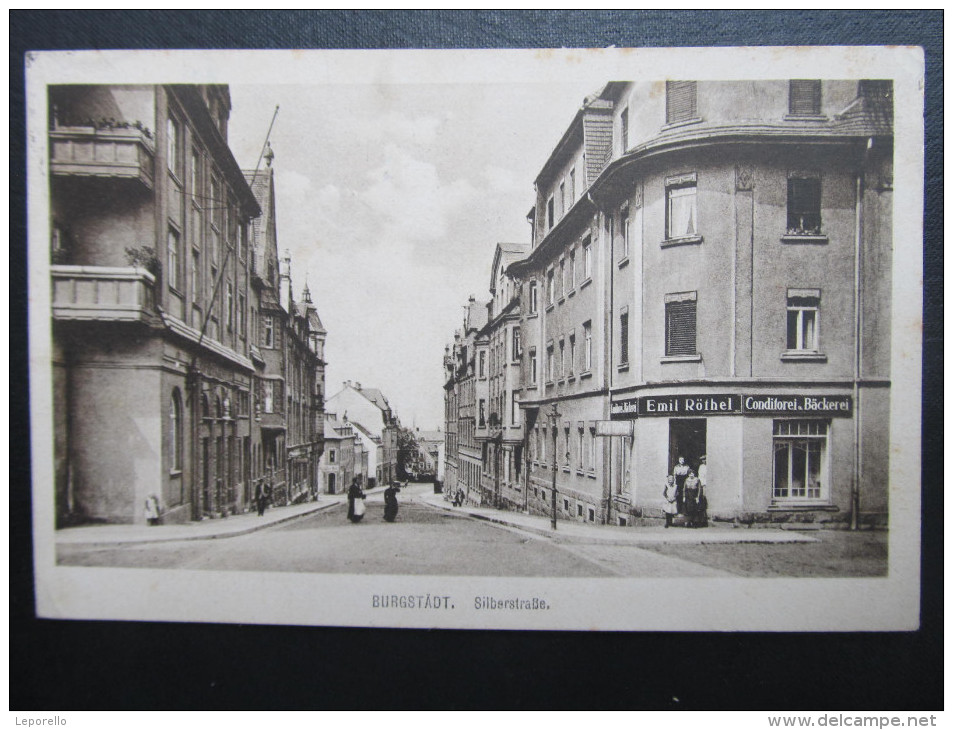 AK BURGSTÄDT  Silberstrasse 1944 ///  D*12484 - Burgstädt