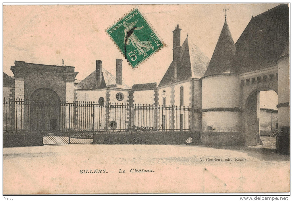 Carte Postale Ancienne De SILLERY - Sillery