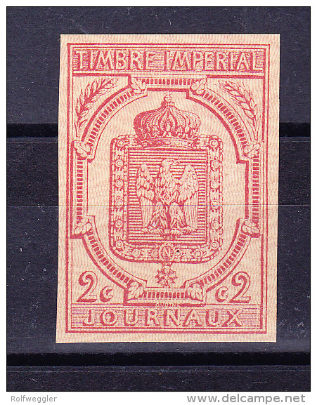 1868 - Timbre Impérial Pour Journaux - Réimpression  Ceres 3d - Zeitungsmarken (Streifbänder)
