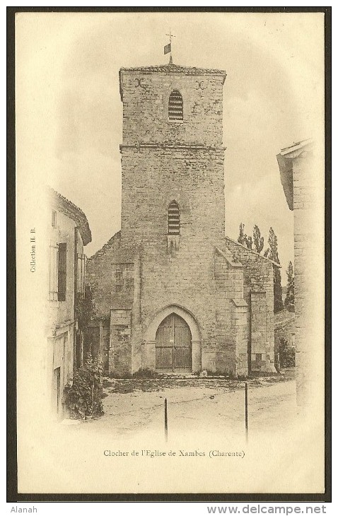 XAMBES Clocher De L'Eglise (HB) Charente (16) - Autres & Non Classés