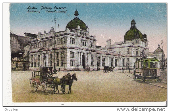 LWOW GTOWNY DWORZEC .LEMBERG HAUPTBAHNHOF 8 (LVIV)  1917 - Ukraine