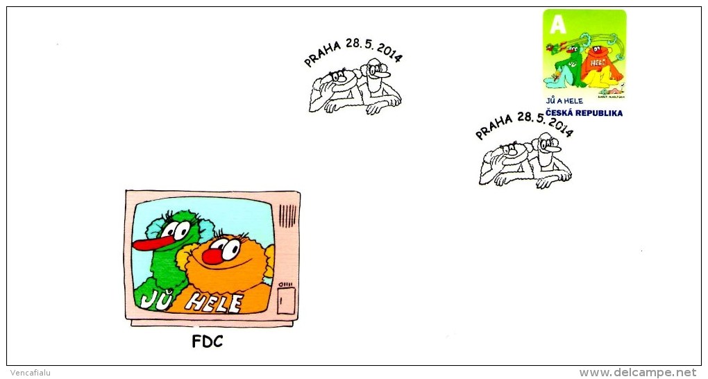 Year 2014 - For Kids, Self-adhesive Stamp - FDC