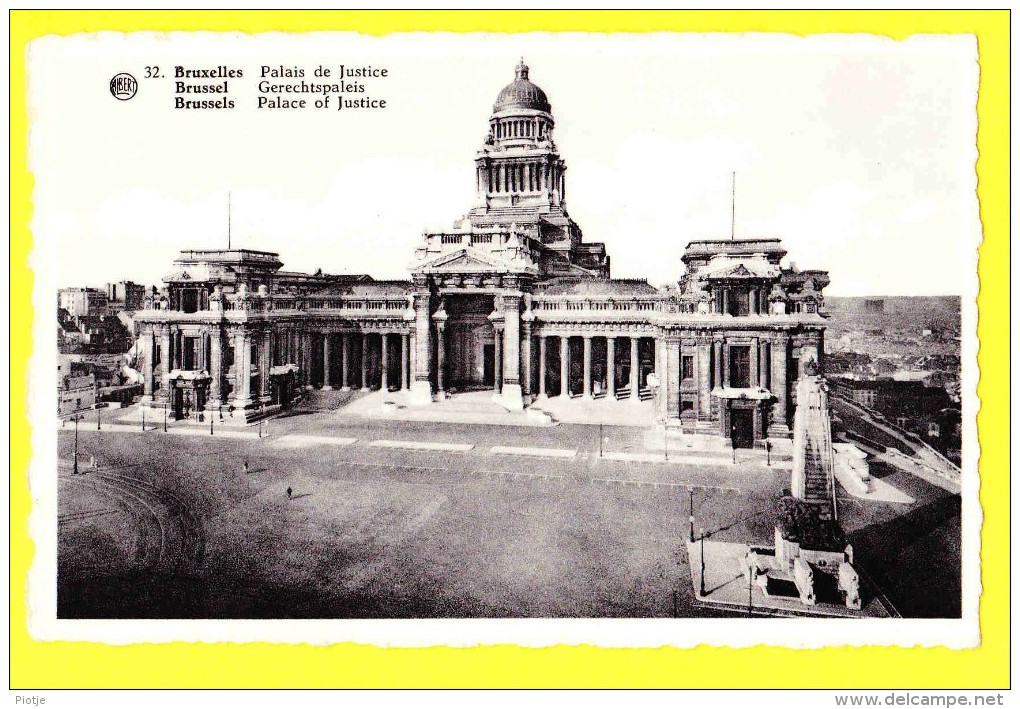 * Brussel - Bruxelles - Brussels * (Albert, Nr 32) Palais De Justice, Justice Court, Justitiepaleis, Panorama, Vue - Brussel (Stad)