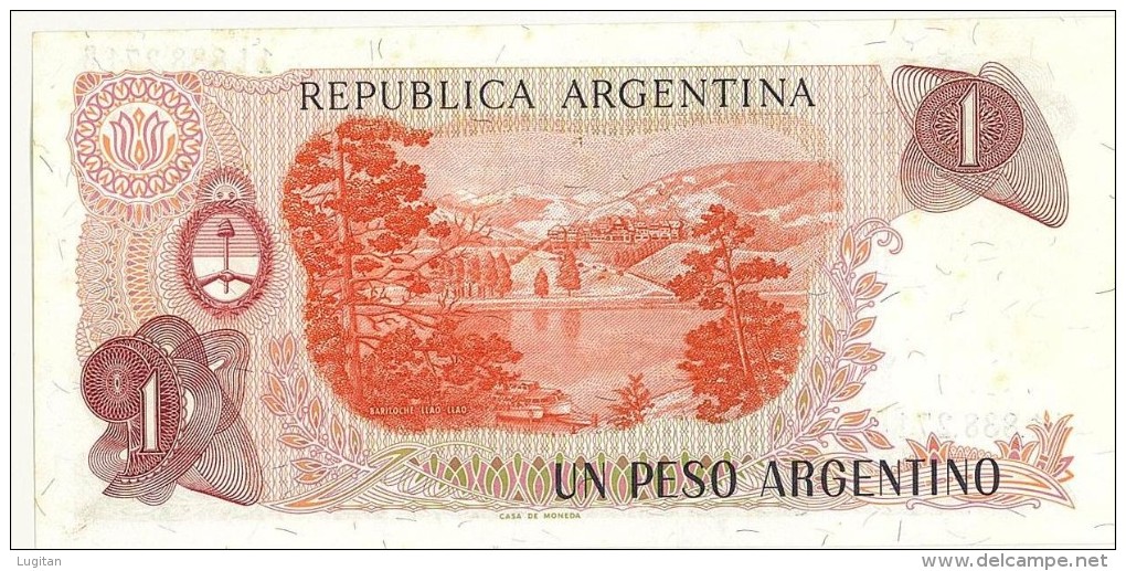 ARGENTINA - 1 PESO UN PESO - FDS - UNC # 11.838.271B - Argentine