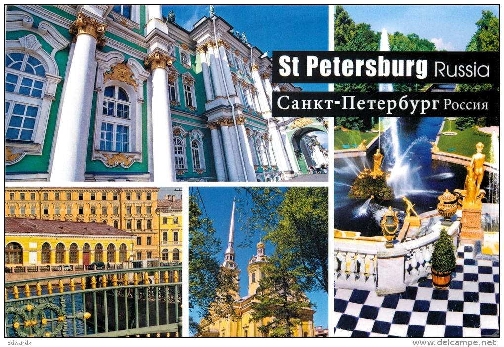 St Petersburg, Russia Postcard Posted 2012 ESTONIA Stamp - Estonia