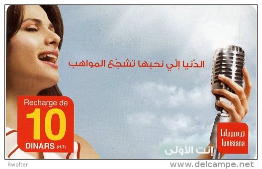 @+ Tunisie - Carte Tunisiana - Femme 10 Dinars - Tunesien