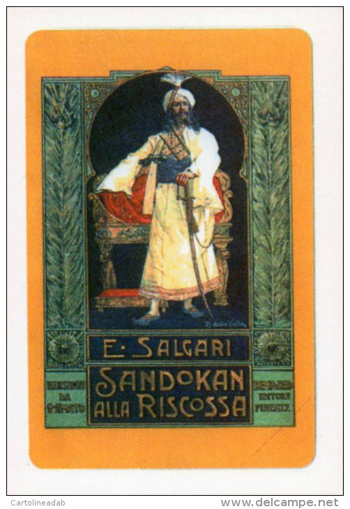 [DC0957] CARTOLINEA - SANDOKAN ALLA RISCOSSA - EMILIO SALGARI - VERONAFIL 2006 (5 DI 6) - Fiabe, Racconti Popolari & Leggende